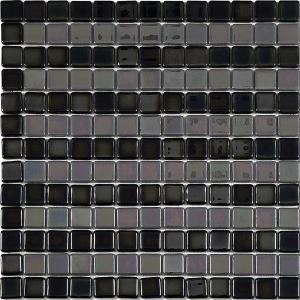 Alttoglass mozaik Platino Lineal Negro