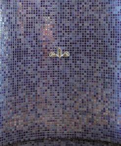 Steklene mozaik ploščice Acquaris Cobalto