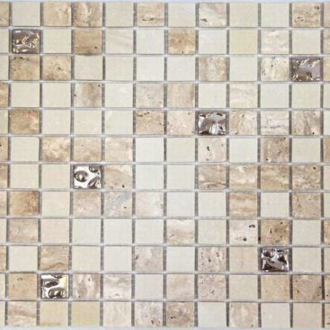 Mosavit mozaik ploščice Travert Botticino Drops