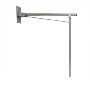 Swing-up shower bar satin 15062.S