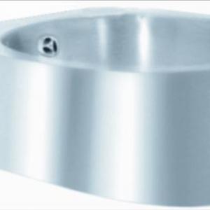 Inox circled wall basin 13048.B