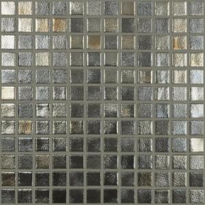 Vidrepur mozaik Acero 25x25