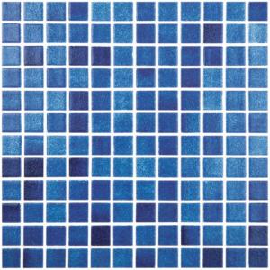 Vidrepur mozaik A Niebla Azul Marino 25X25