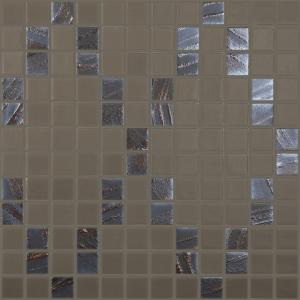 Vidrepur mozaik Antracita Geometria 25X25