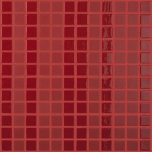 Vidrepur mozaik Rojo Cortina 25X25