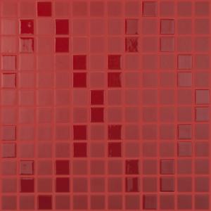 Vidrepur mozaik Rojo Geometria 25X25